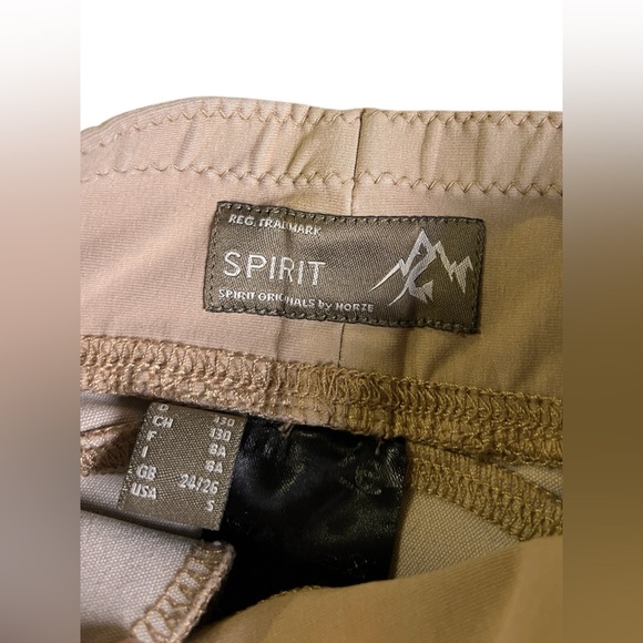 Youth Horze Spirit Tan Horseback Riding Equestrian Breeches Size Small Pull On - Picture 4 of 5